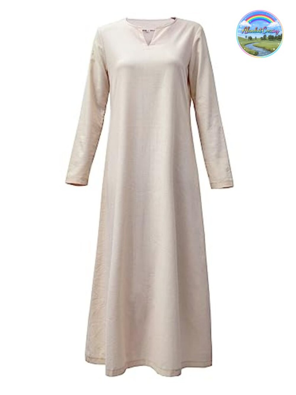 Medieval Renaissance Underdress Tunic Dress Long Sleeve Costume